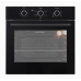 EMRENT65EN 3 60cm Black Glass Electric Fan Forced Oven 